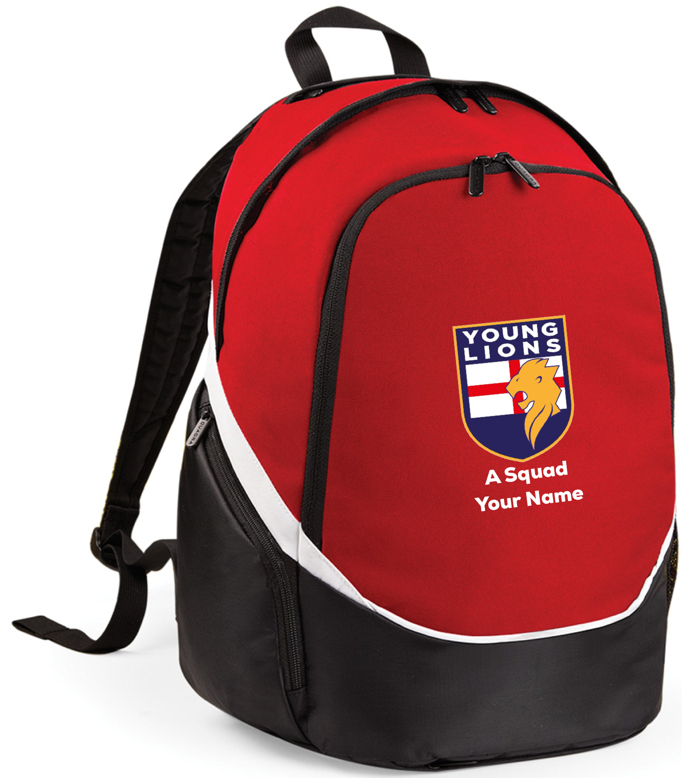 Young Lions A-squad Backpack (with name)