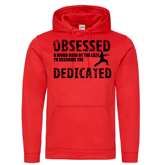 Obsessed red karate hoodie