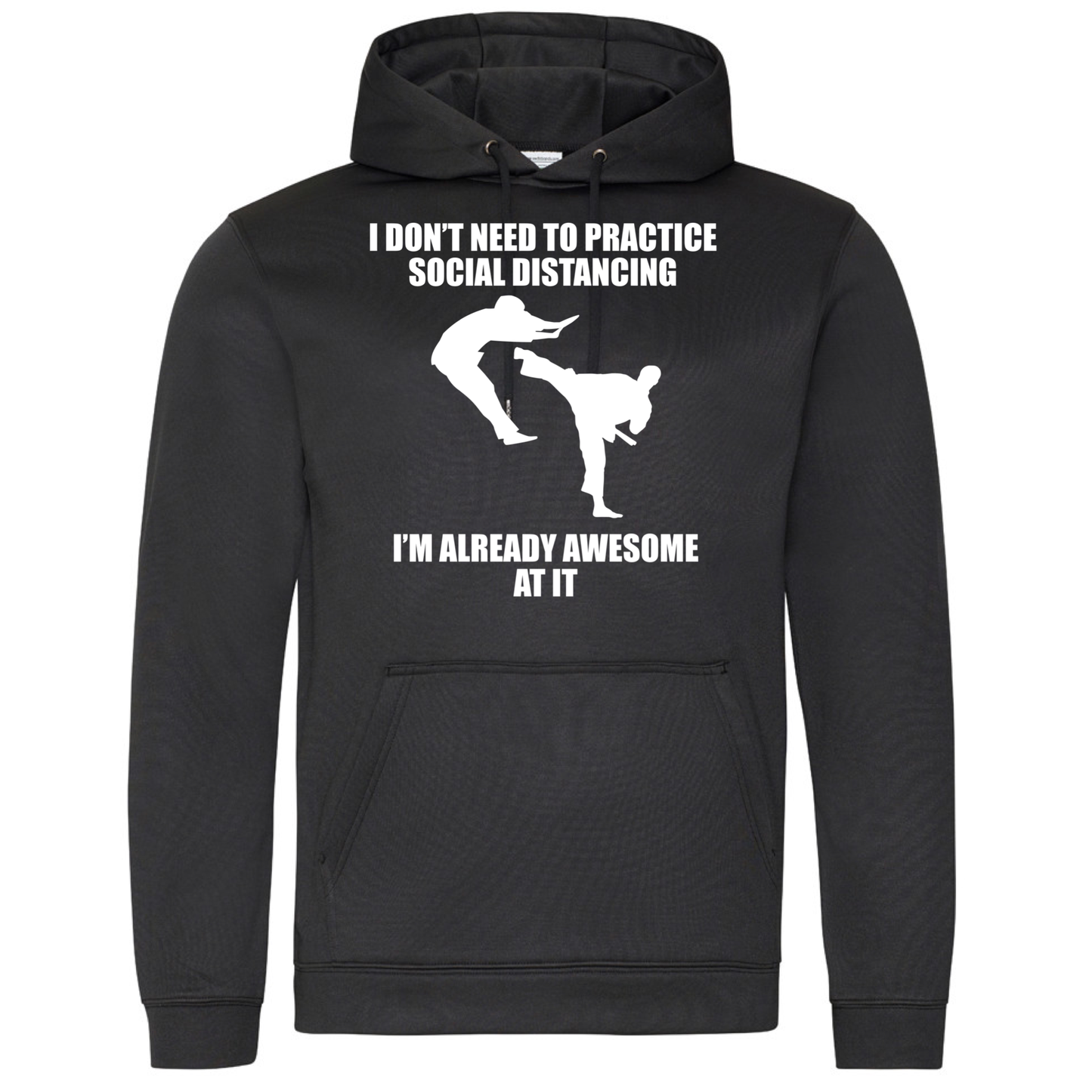 Social distancing Hoodie (Black)
