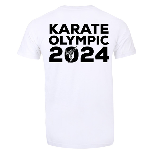Karate Kick T-shirt (White-Black)