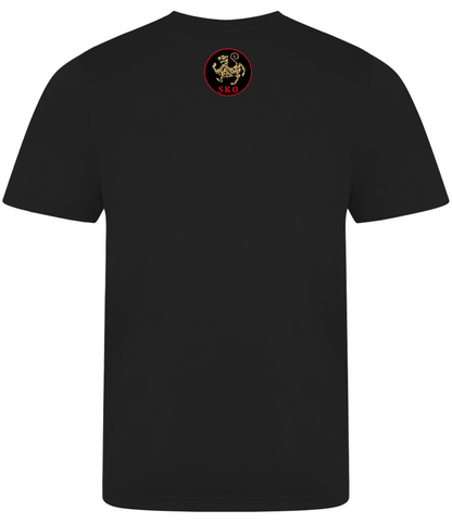 Red sun T-shirt (Black)