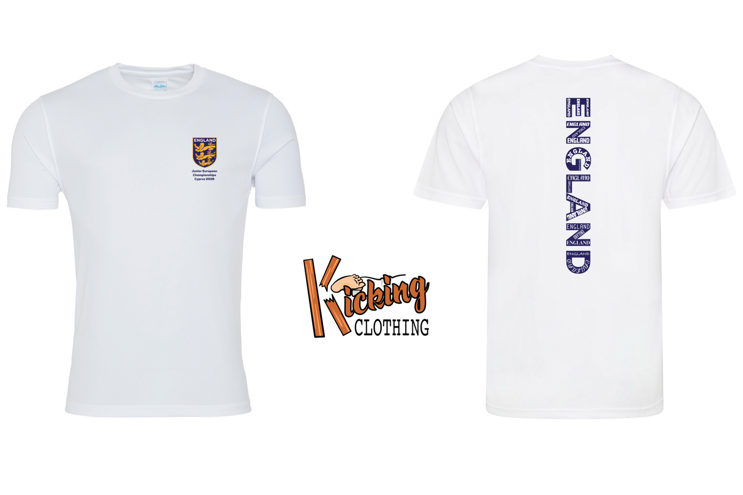 Junior Europeans T-shirt (Vertical back)