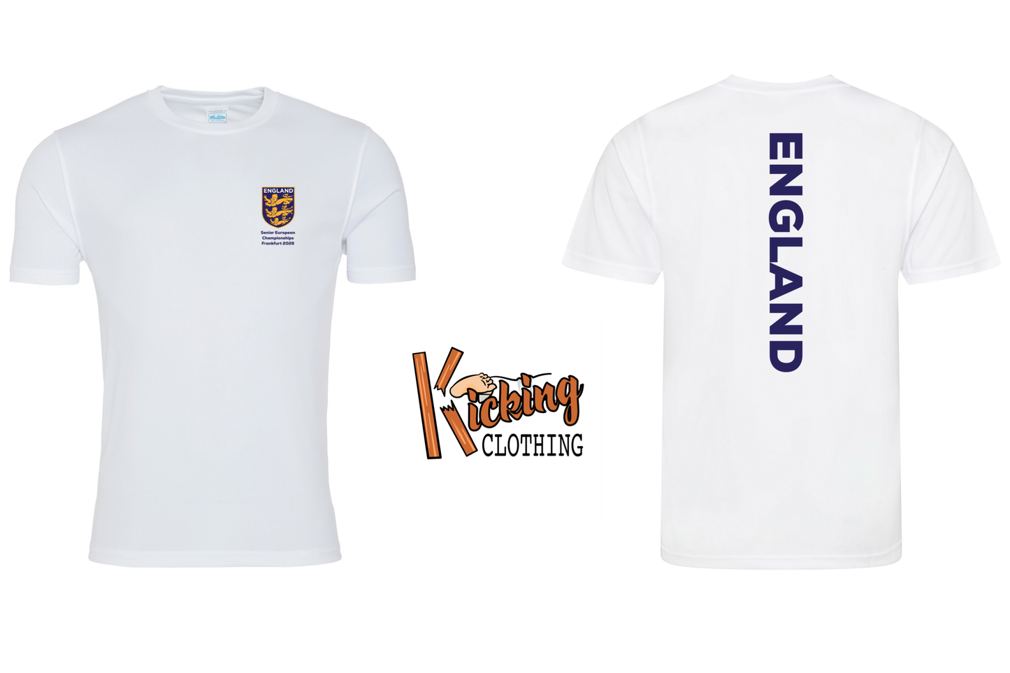 Senior Europeans T-shirt (Vertical back)