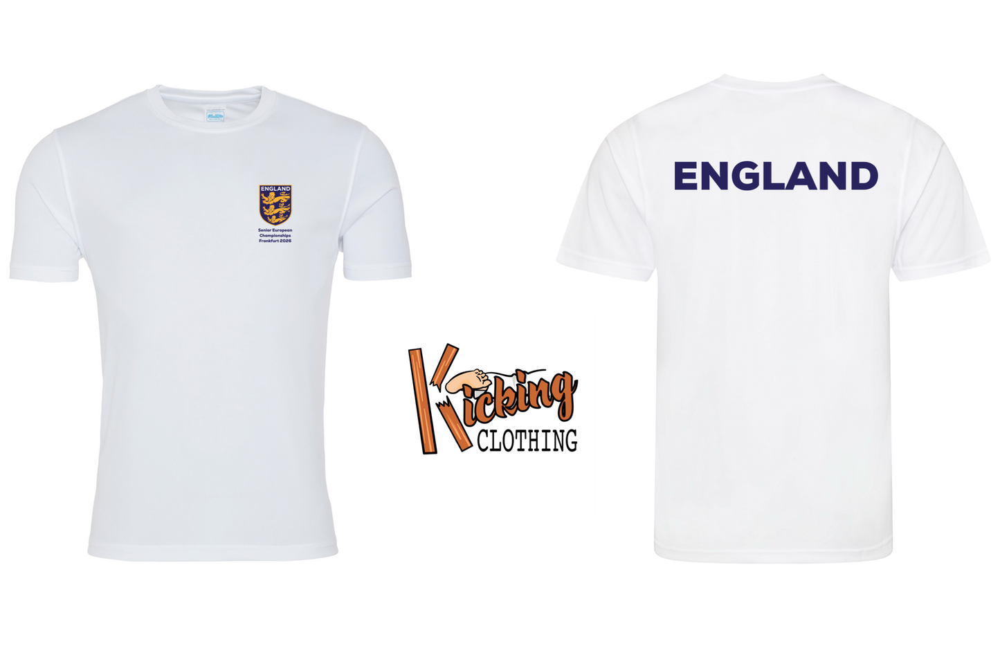Senior Europeans T-shirt (Horizontal back)