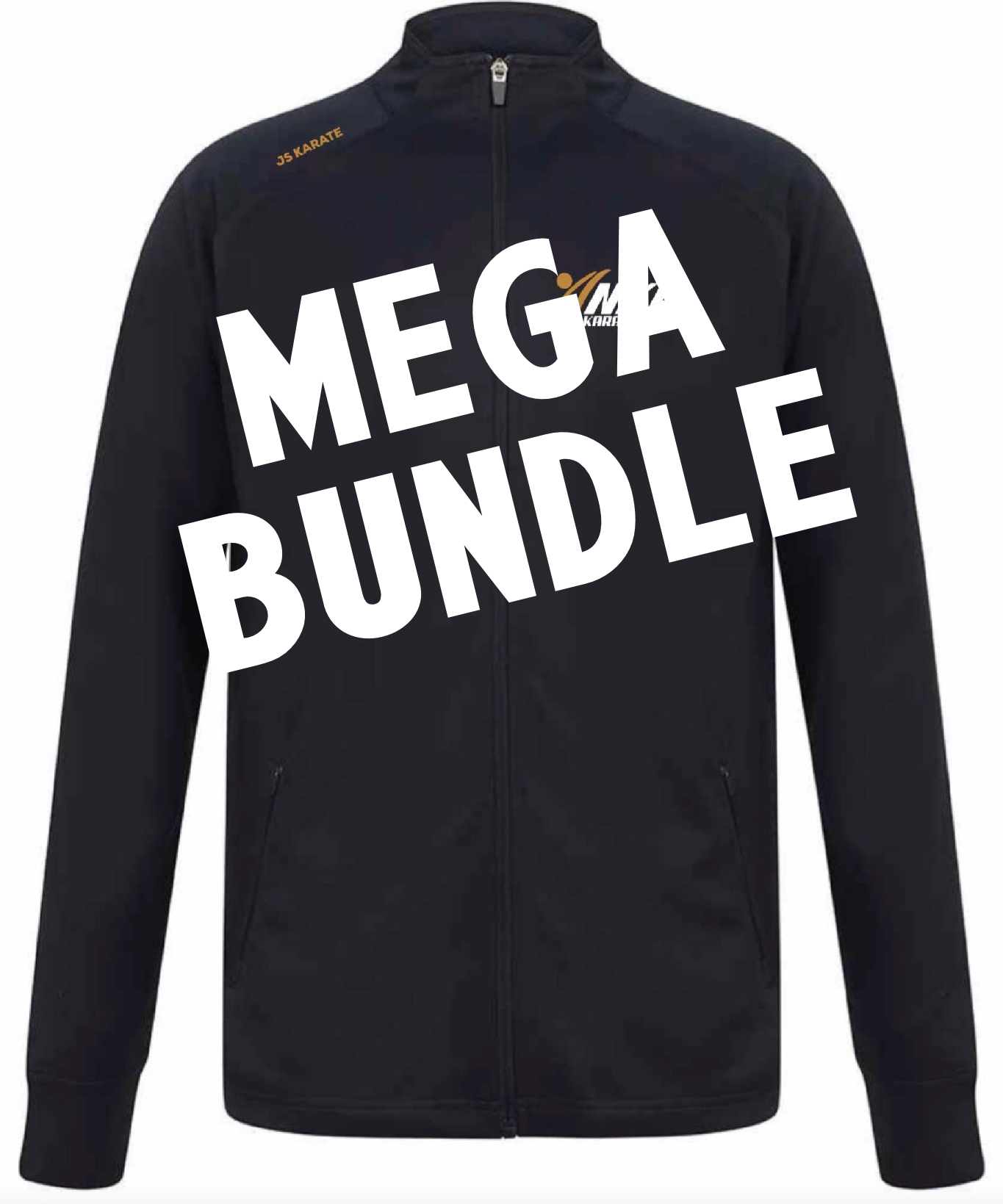 JS Karate Academy Mega Bundle (T-shirt, full tracksuit and bag)