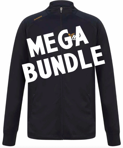 JS Karate Academy Mega Bundle (T-shirt, full tracksuit and bag)