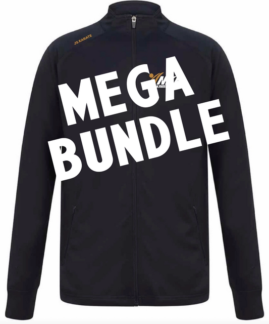 JS Karate Academy Mega Bundle (T-shirt, full tracksuit and bag)