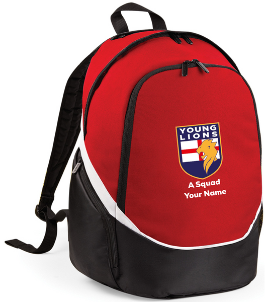 Young Lions A-squad Backpack (with name)
