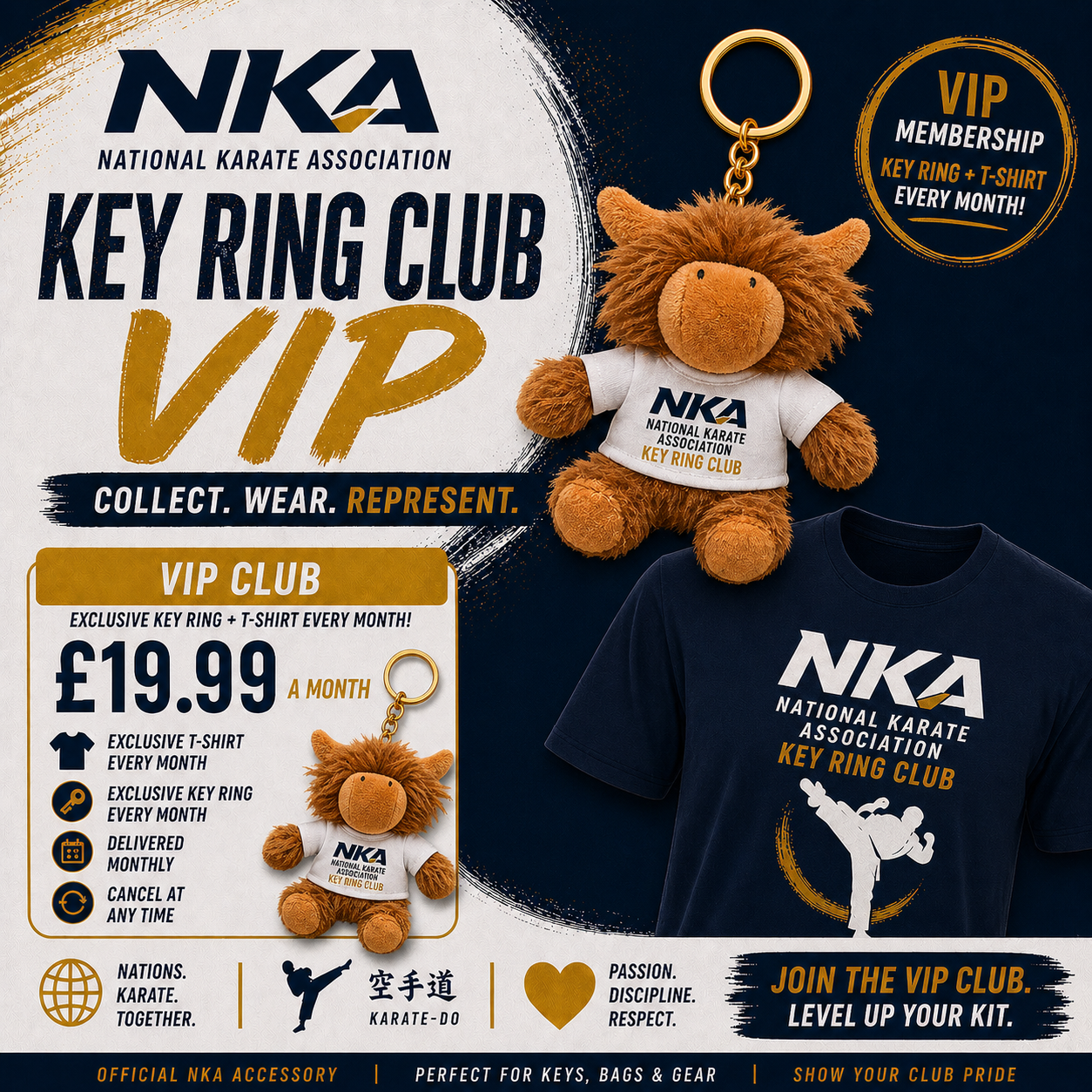 NKA Keyring Club (Keyring And Tshirt)