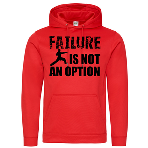 Failure Is Not An Option Red Hoodie