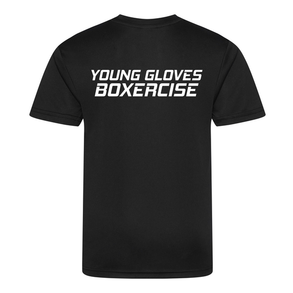 Young Gloves Sports T-shirt Boxercise