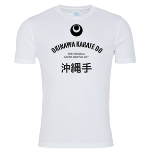 Okinawa Karate Do T-shirt (White-Black)