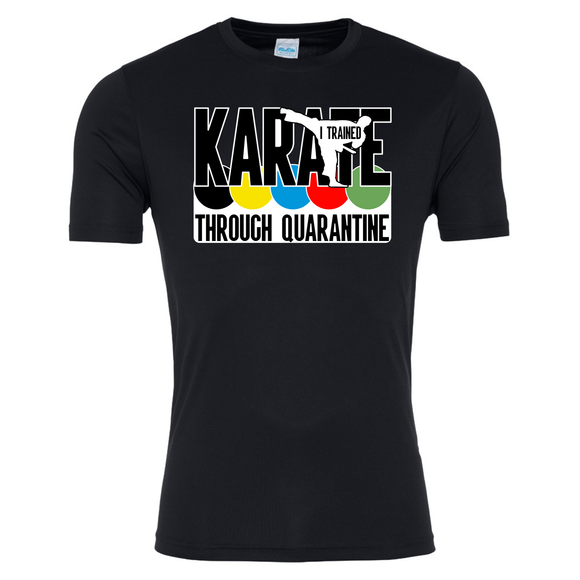 Karate through quarantine T-shirt (Black)