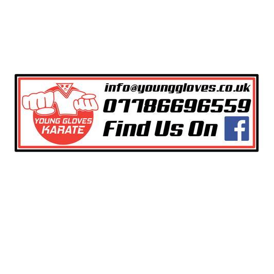 Young Gloves Window Car Sticker (Outside)