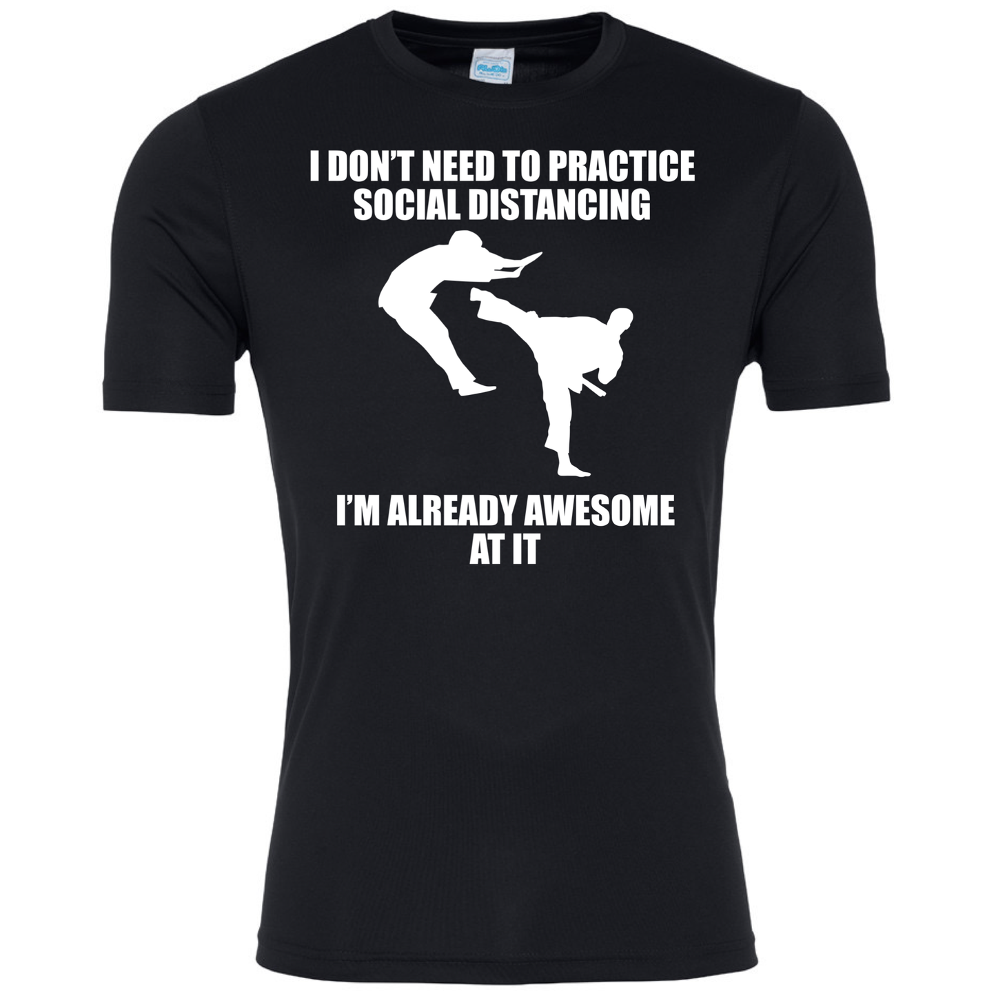 Social Distancing T-shirt (Black)