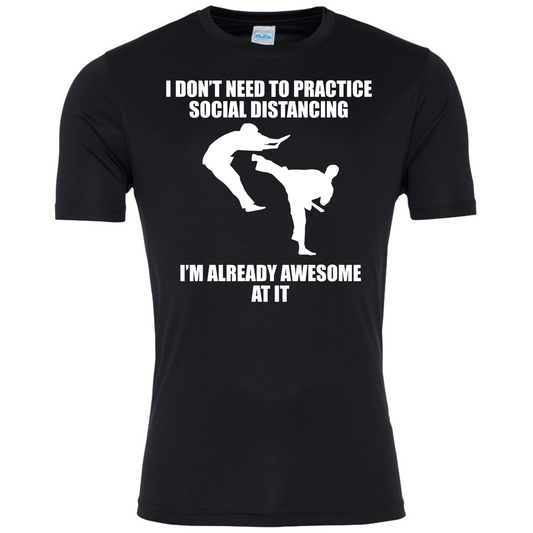 Social Distancing T-shirt (Black)