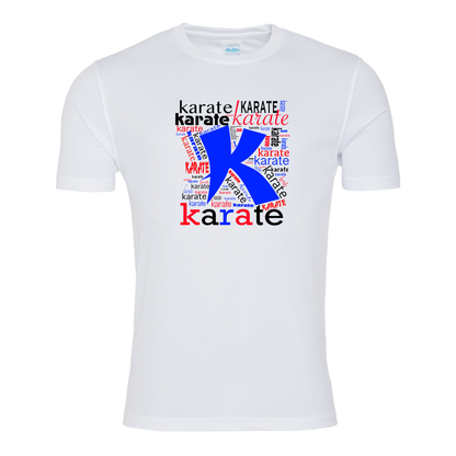 Karate Typography T-shirt