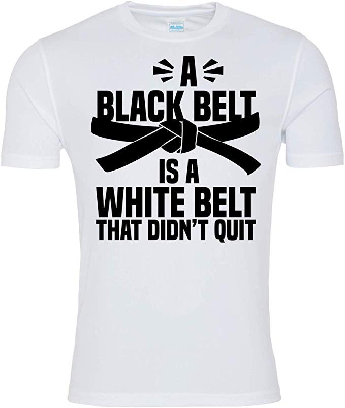 A Black Belt Is A White Belt Karate T-shirt