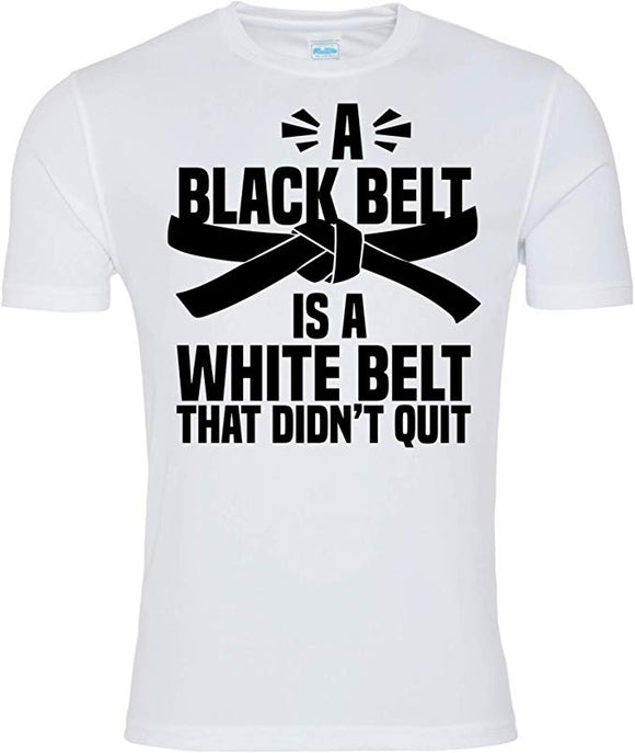 A Black Belt Is A White Belt Karate T-shirt