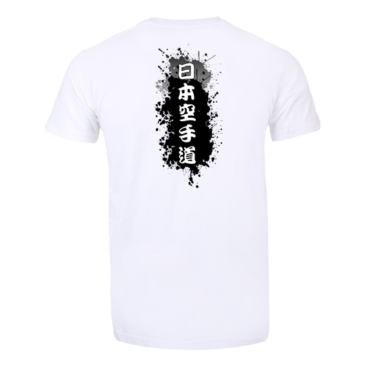 Karate Do Kanji T-shirt (White-Black)
