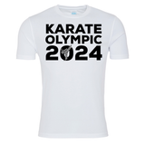 Karate Olympic 2024 T-shirt (White-Black)