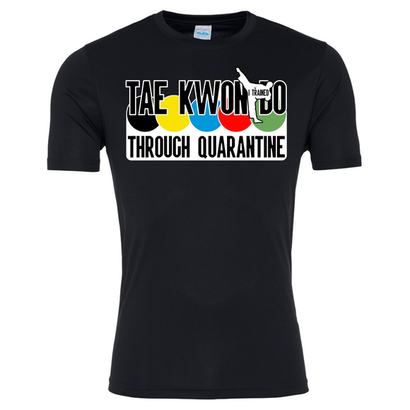 Tae Kwon Do through quarantine T-shirt (Black)